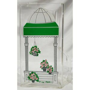 HJ Stotter acrylic Wedge Shape PITCHER gazebo garden MCM design by Edgar Watkins